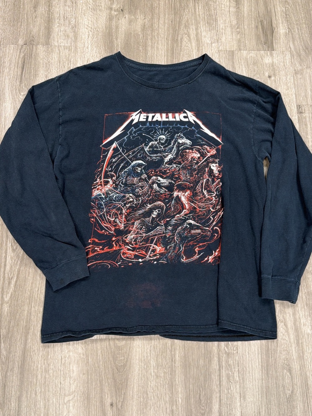 Kids' Long Sleeve Graphic Tee - Black